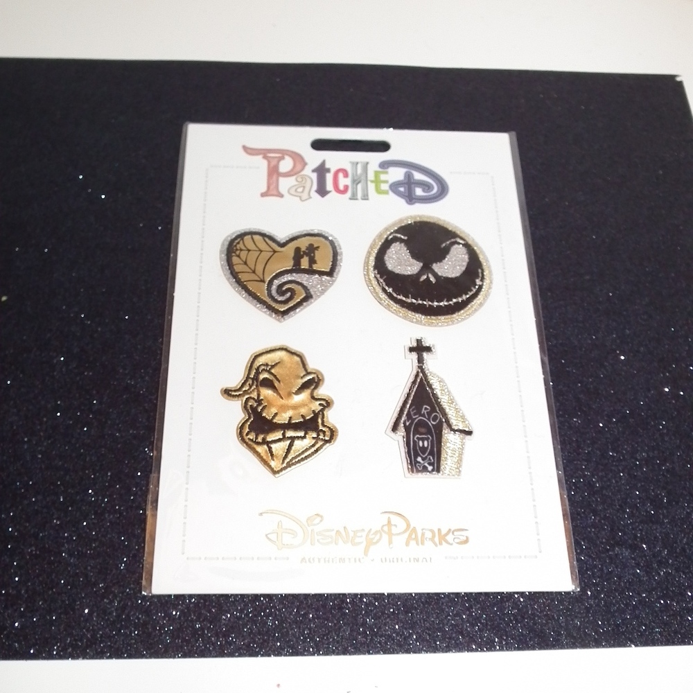 Nightmare before Christmas Disney parks Patches